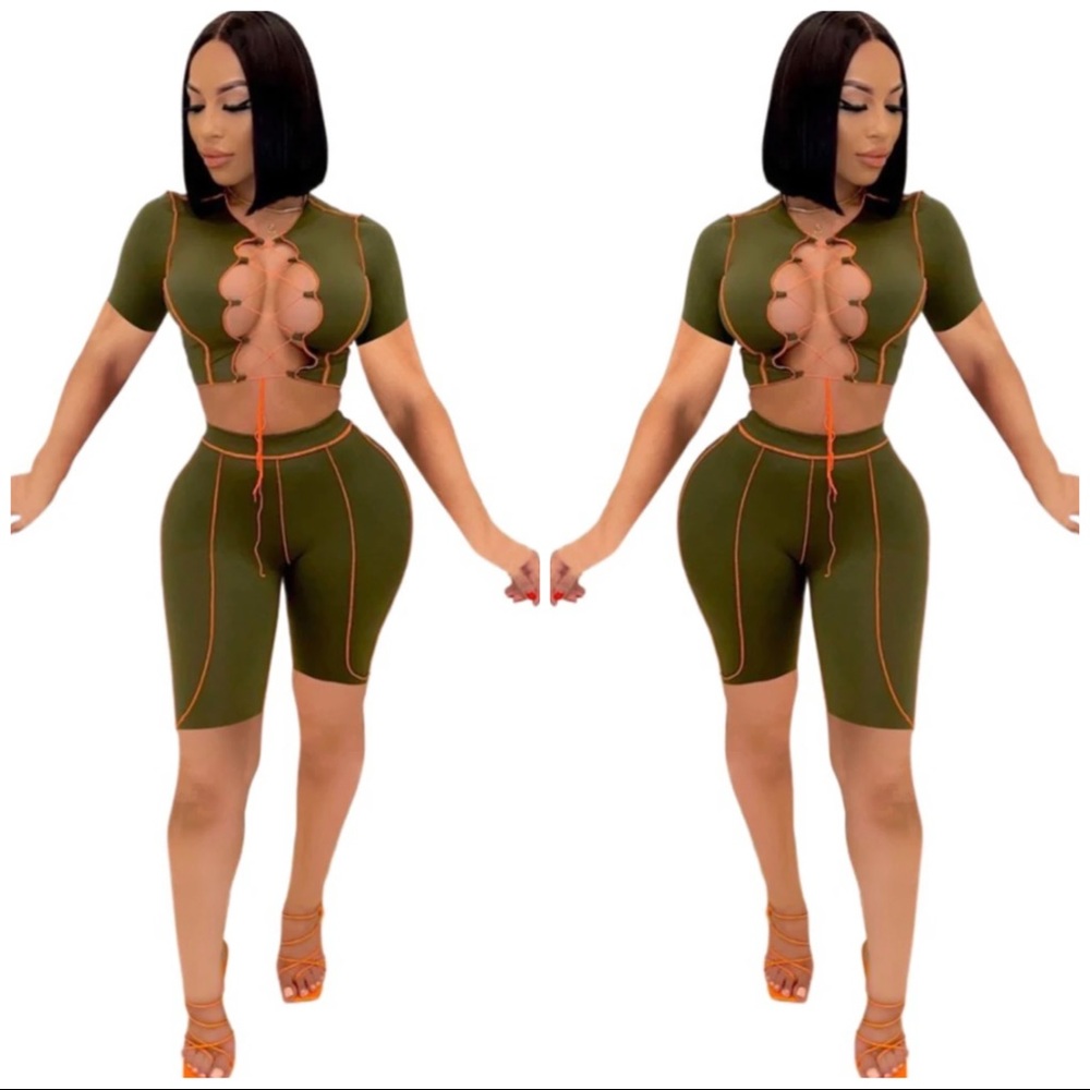 2 Piece Chain Skirt Set